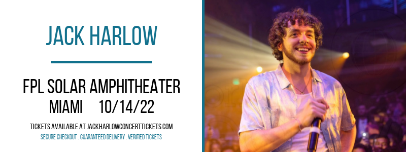 Jack Harlow at Jack Harlow Concert Tickets tickets Jack Harlow at Jack Harlow Concert Tickets